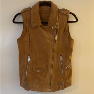 BlankNYC suede camel vest